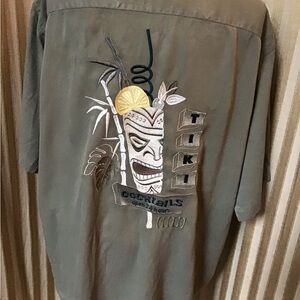 Caribbean Tiki Cafe Hawaiian Men’s Shirt